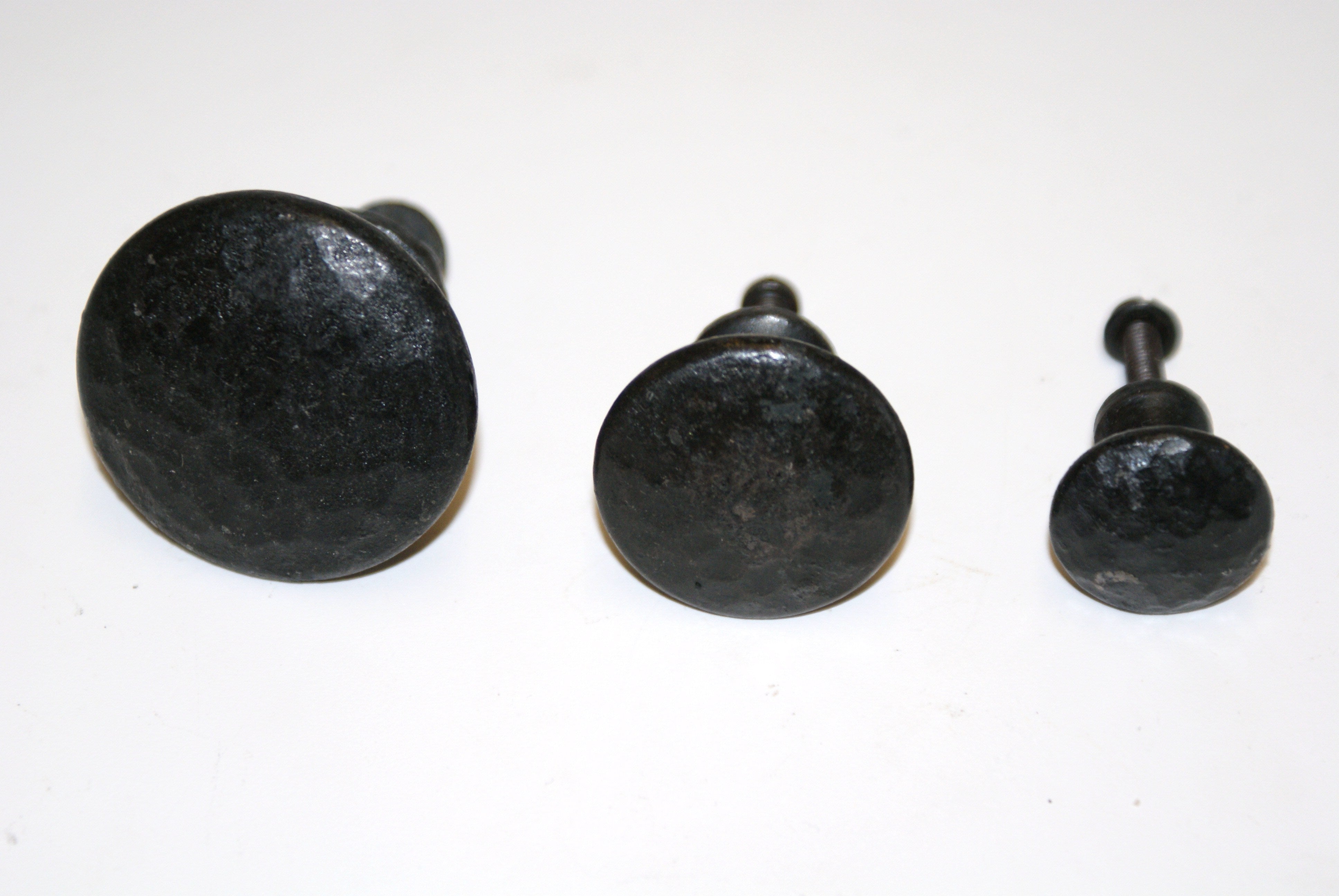 Beeswax Handbeaten Cupboard Knob 30mm