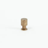 Cylindrical Knob Burnished Brass