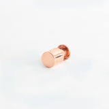 Cylindrical Knob Polished Copper