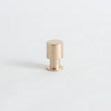 Cylindrical Knob Satin Brass