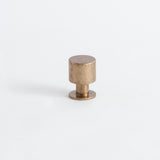 Cylindrical Knob Antique Brass
