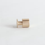 Cylindrical Knob Satin Brass