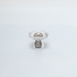 Clear Glass Lamp Knob