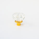 Vintage Crystal Glass Knob