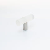 Frosted Glass Bar Handle