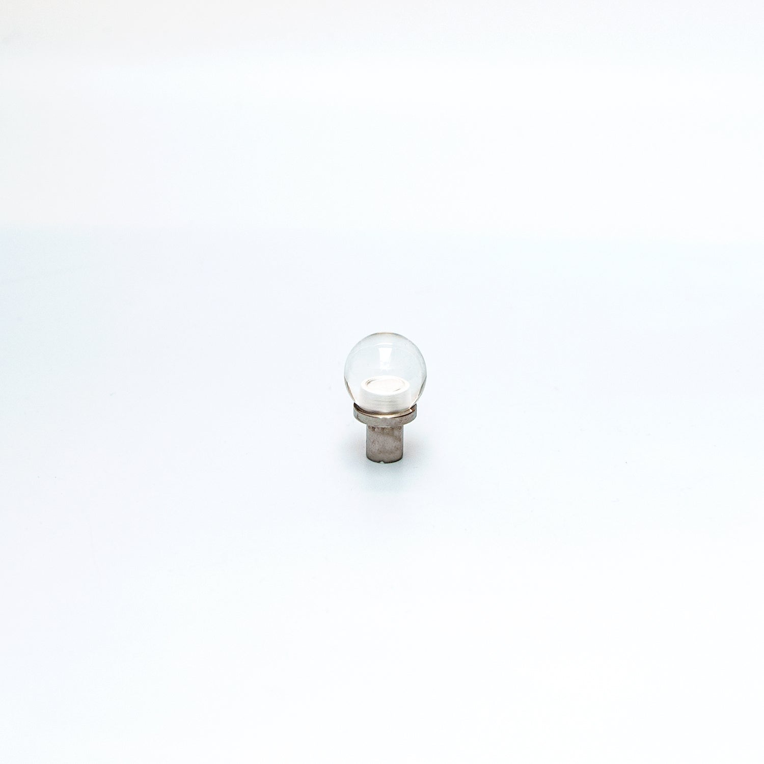Clear Glass Ball Cabinet Knob