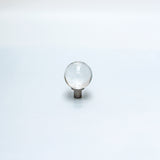 Clear Glass Ball Cabinet Knob