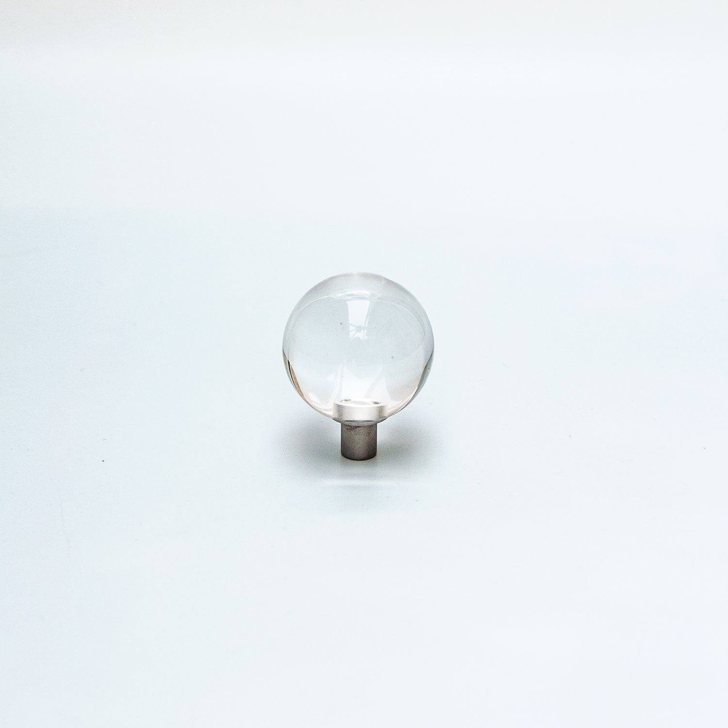 Clear Glass Ball Cabinet Knob