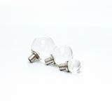 Clear Glass Ball Cabinet Knob