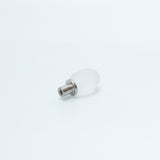 Clear Glass Oliveform Cabinet Knob