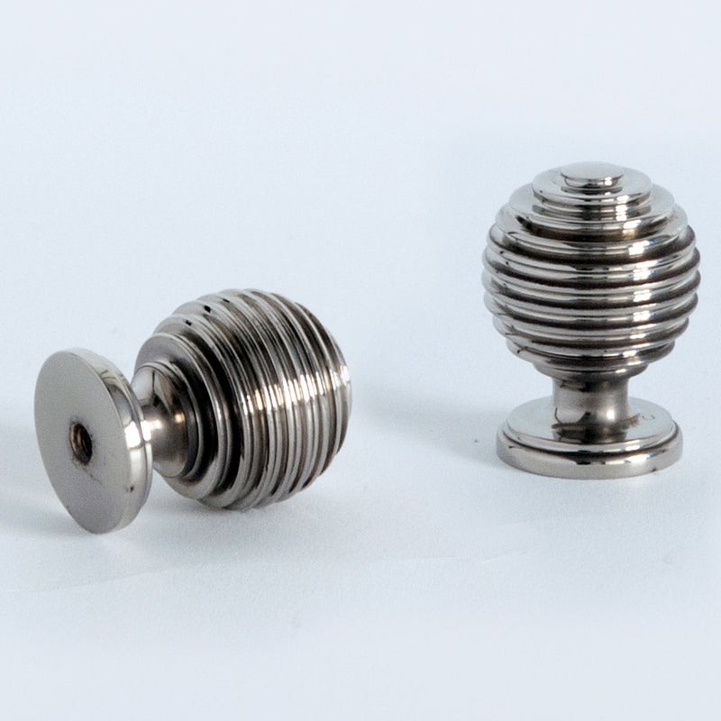 Beehive Cabinet Knob Polished Nickel
