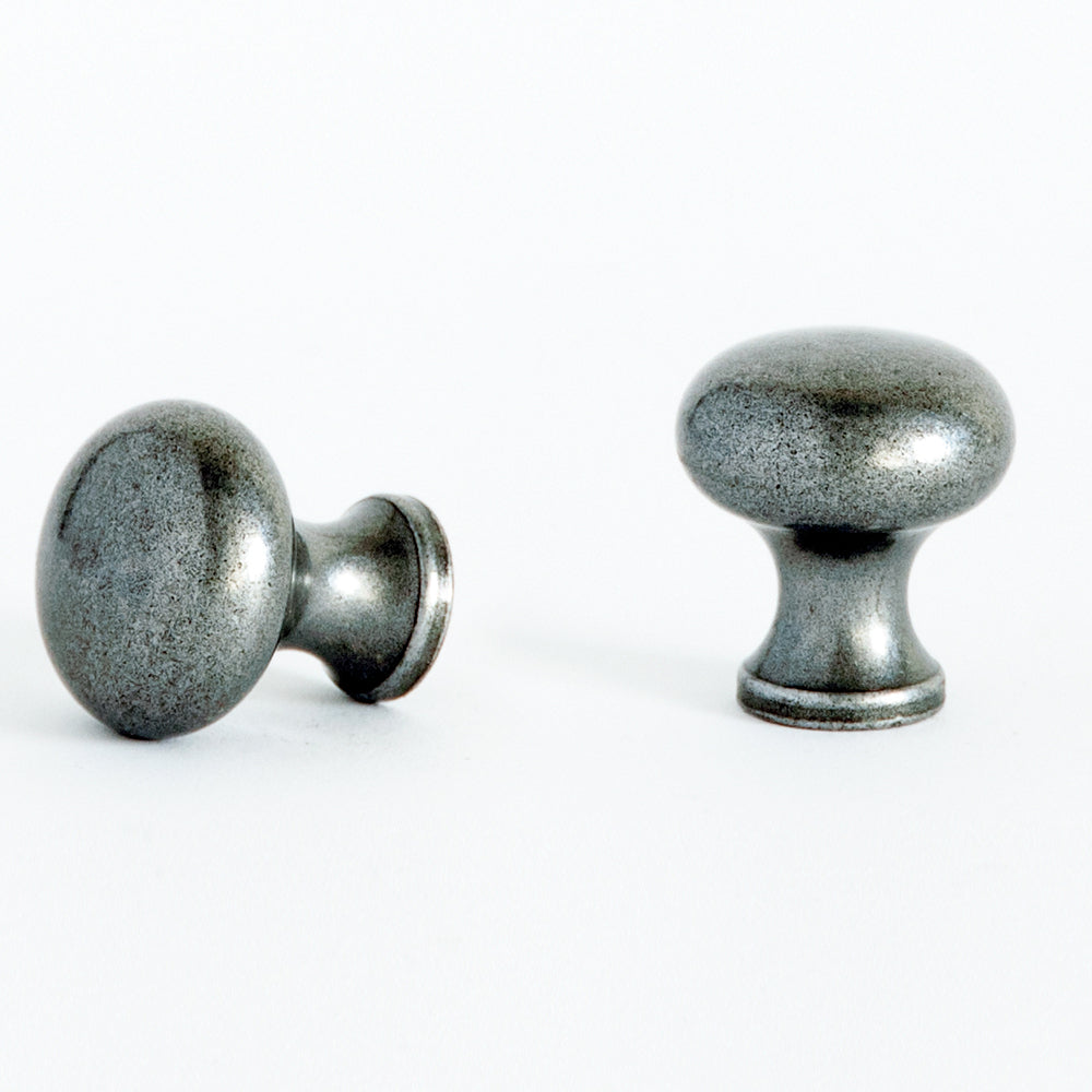 Plain Button Cabinet Knob Patine