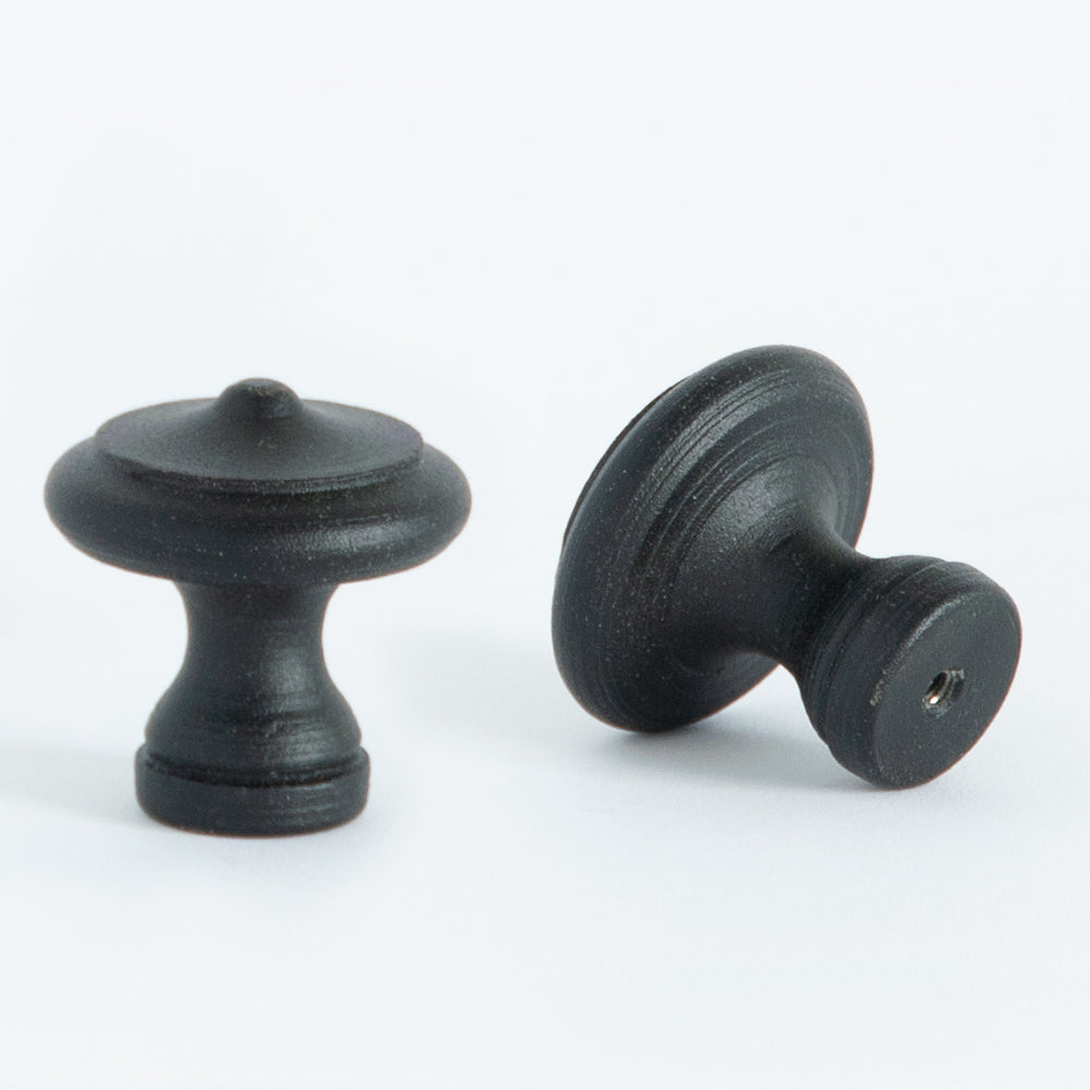 Cottage Cabinet Knob Black