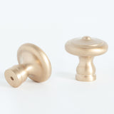 Cottage Cabinet Knob Satin Brass
