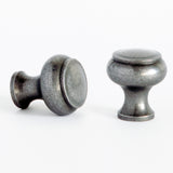 Decorative Button Cabinet Knob Patine