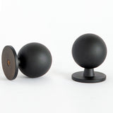 Globe Cabinet Knob Matt Black