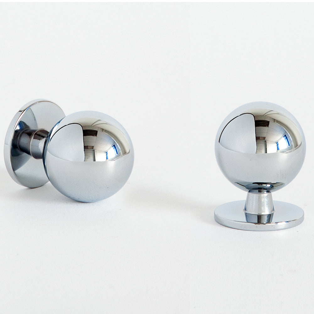 Globe Cabinet Knob Polished Chrome