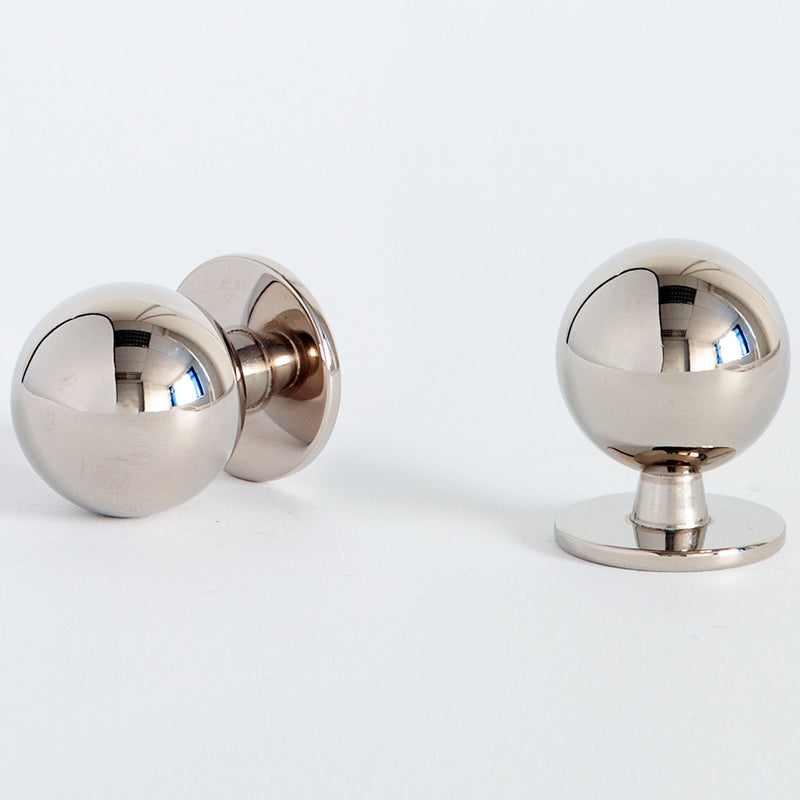 Globe Cabinet Knob Polished Nickel