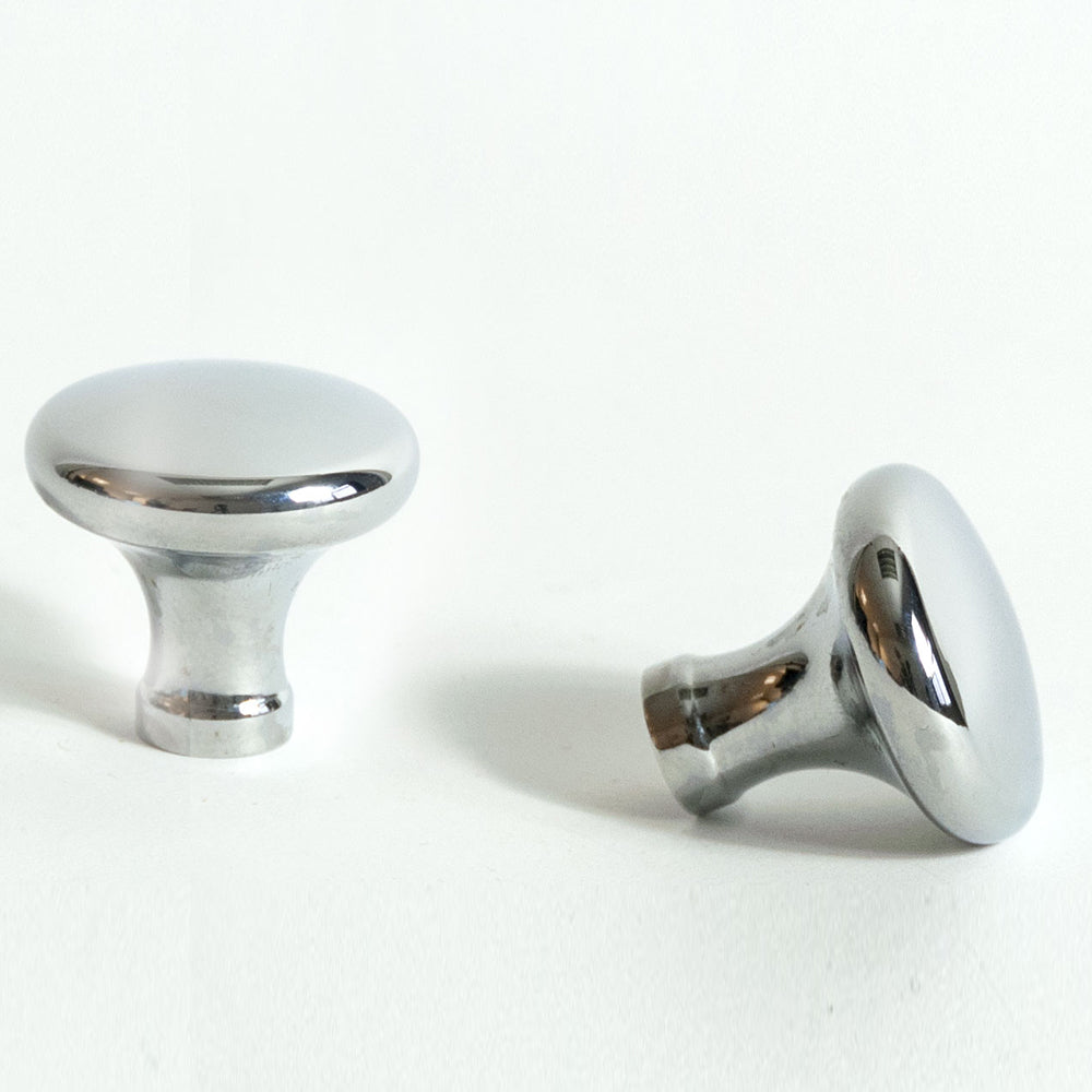 Woolston Round Cabinet Knob Polished Chrome