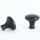 Woolston Round Cabinet Knob Matt Black