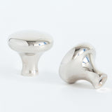 Woolston Round Cabinet Knob Polished Nickel