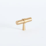 ART251 T-Bar Handles Ring Design Unlacquered Brass