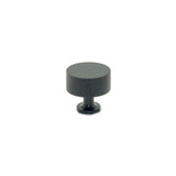 ART260 Matt Black Knurled Cabinet Knob