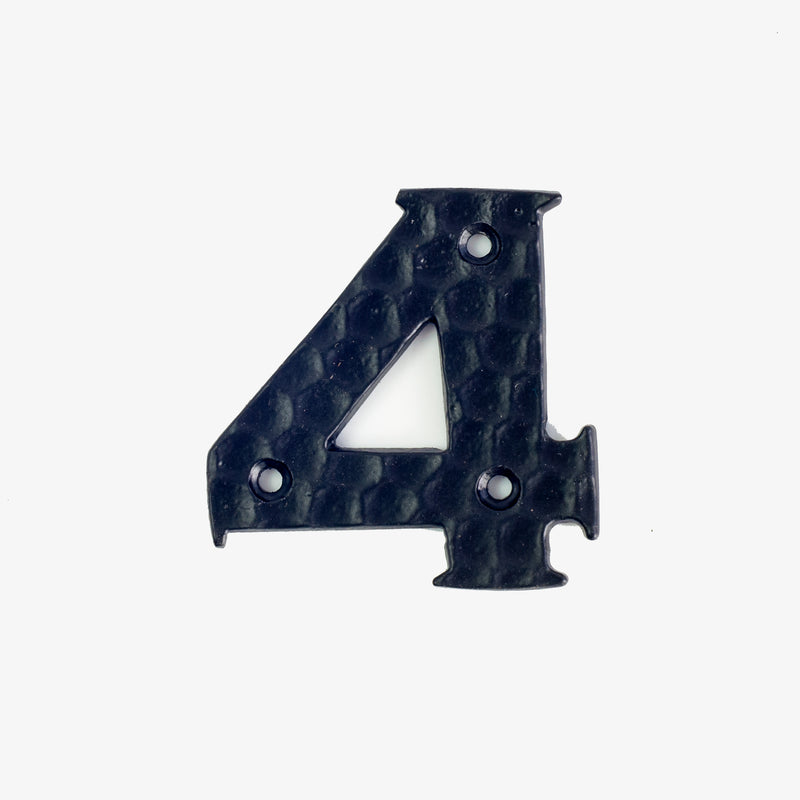 Gothic Copper Plate Numeral 4