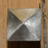 Weyland Cabinet 32x28mm square cupboard knob. Celtic Finish. Supplied with fixing.