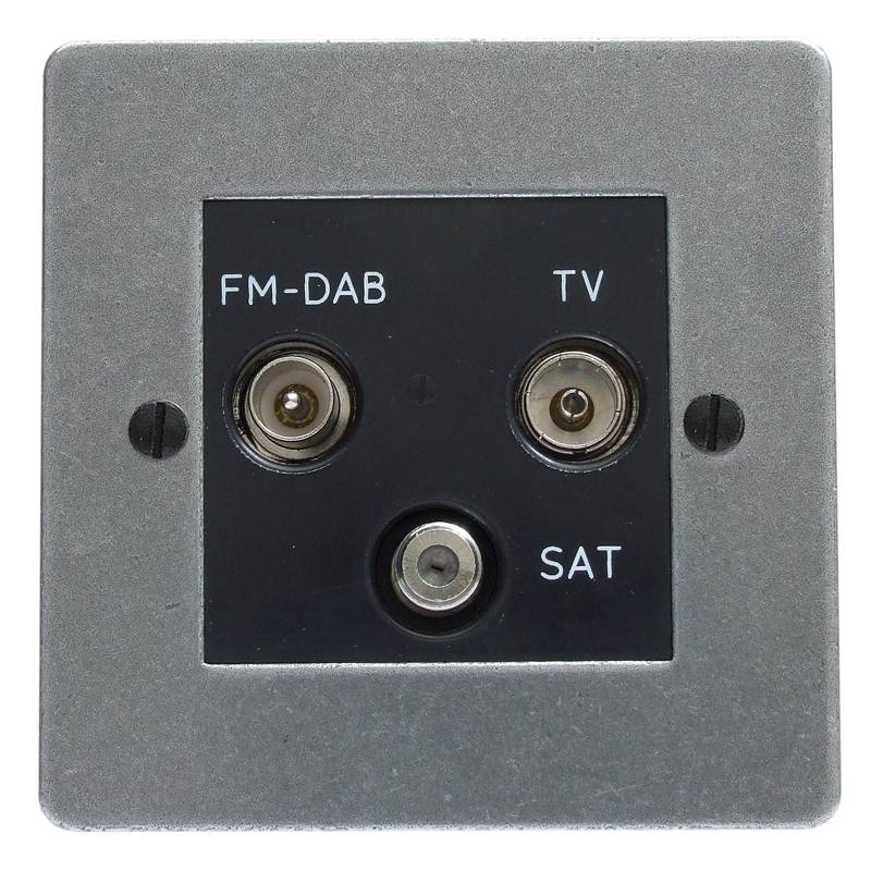 F Satellite Connector (TV + FM)