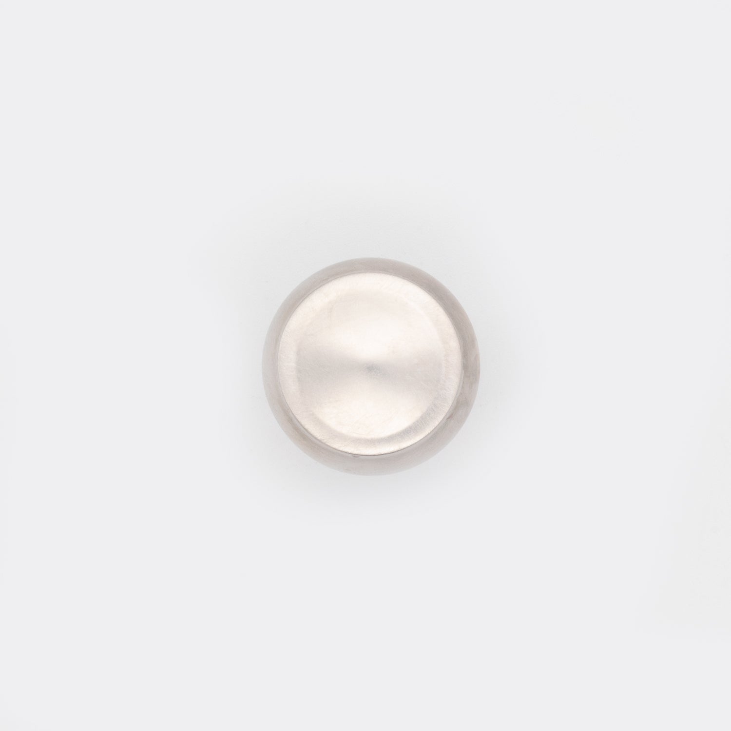 Decorative Button Cabinet Knob Satin Nickel