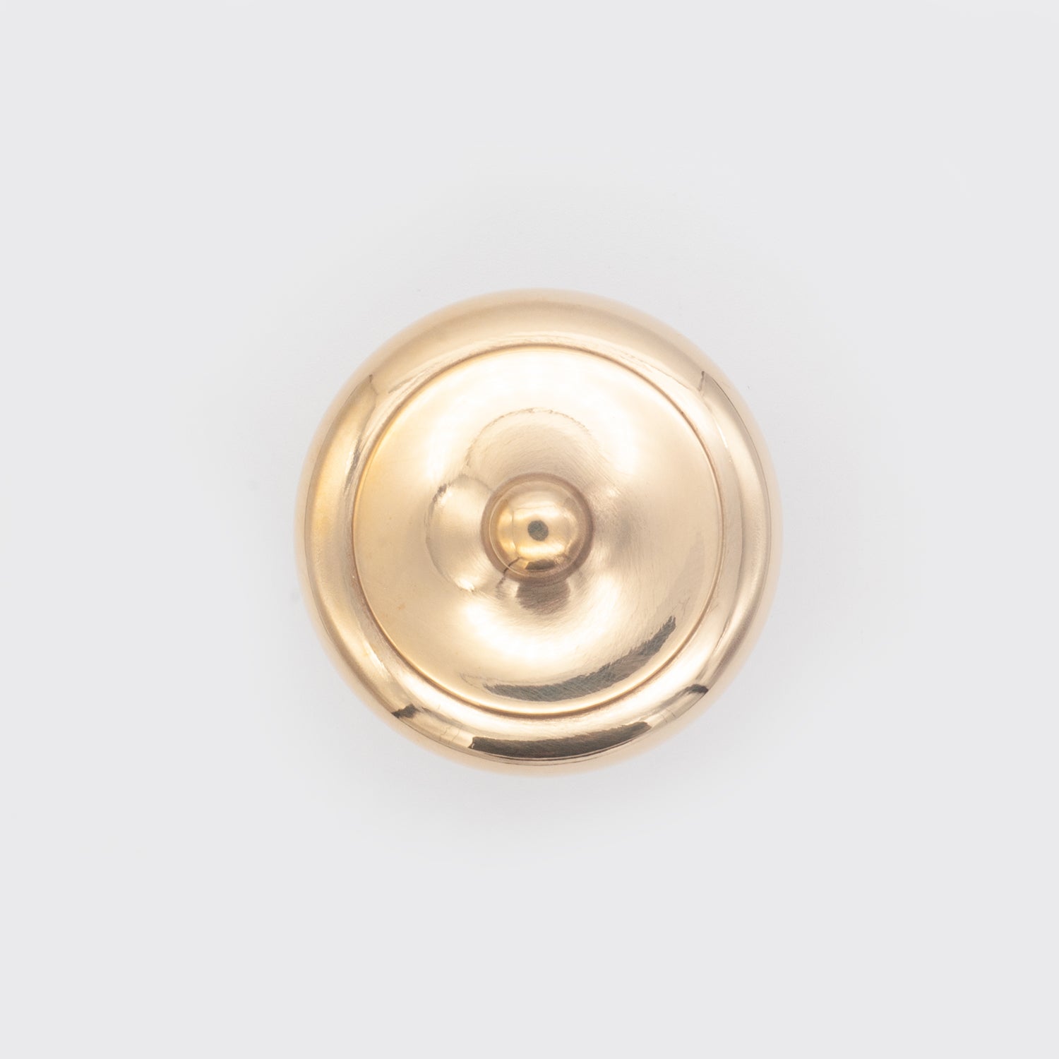 Cottage Cabinet Knob Polished Brass