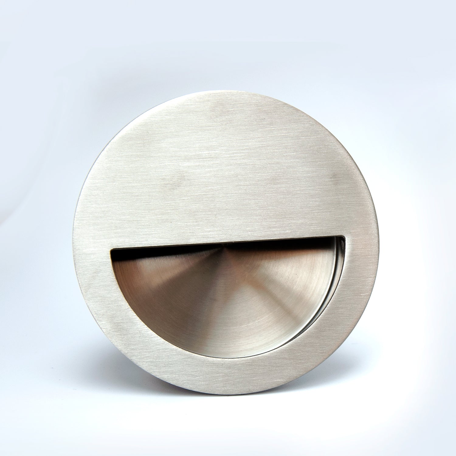 Round Inset Handle with Half Round Cutout