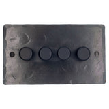 4 Gang Dimmer Double Plate