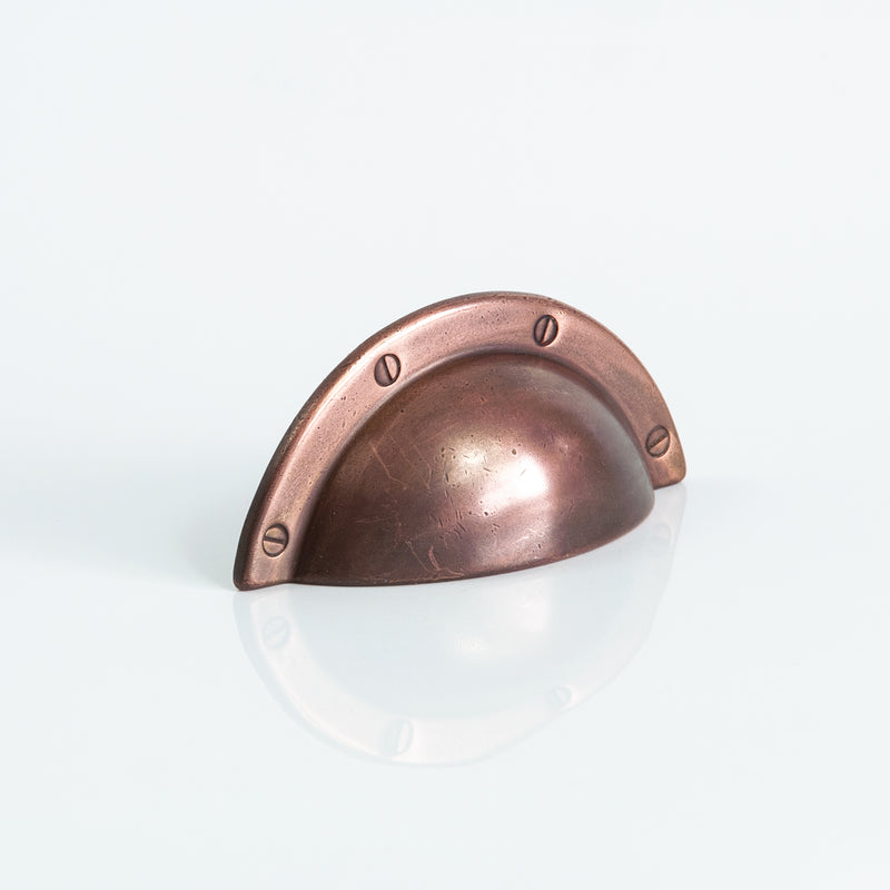 Decorative Cup Pull Burnished Copper