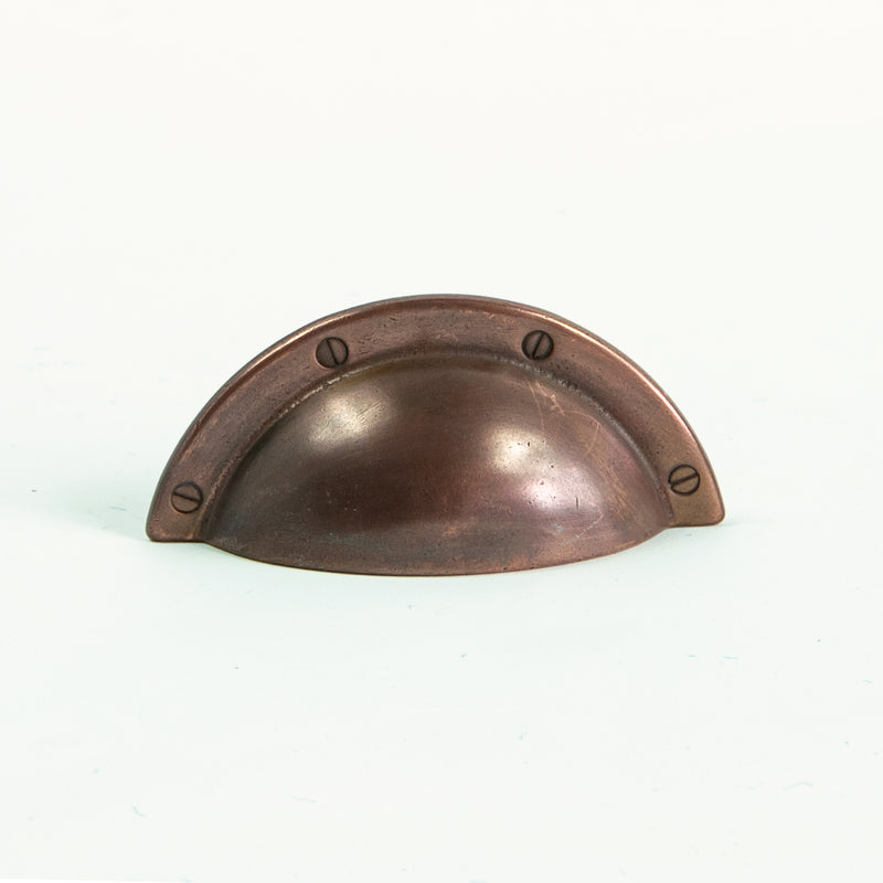 Decorative Cup Pull Burnished Copper