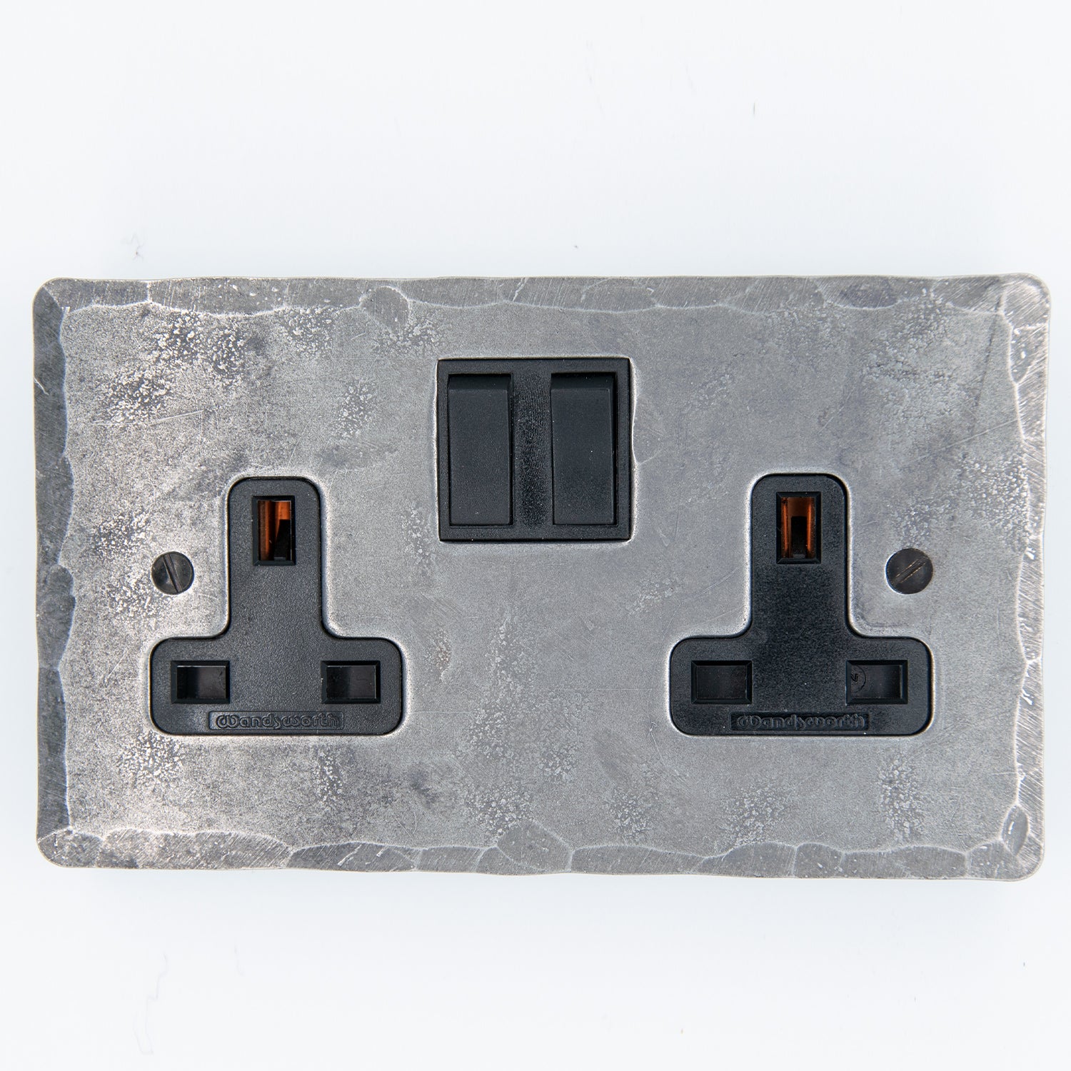 Double Switched Socket(Beaten Edges)