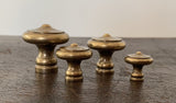 Cottage Cabinet Knob Antique Brass