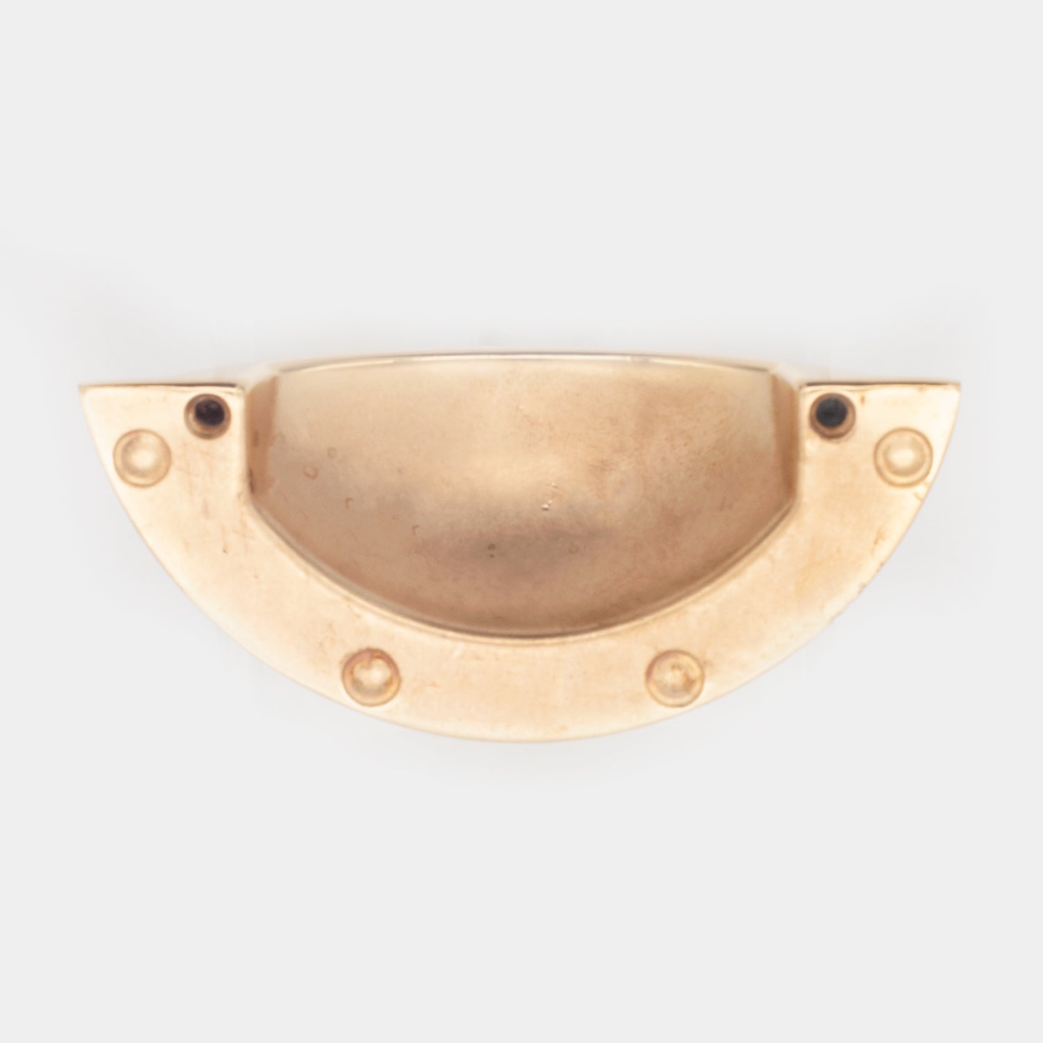 Plain Cup Pull Polished Brass