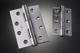 Double Ball Bearing Butt Hinges. Supplied in pairs with all fixings.