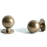 Globe Cabinet Knob Antique Brass